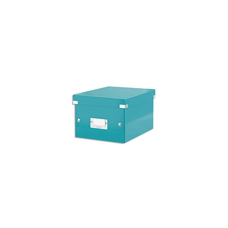 LEITZ Boîte CLICK&STORE M-Box. Format A4 - Dimensions : L281xH200xP369mm. Coloris menthe.