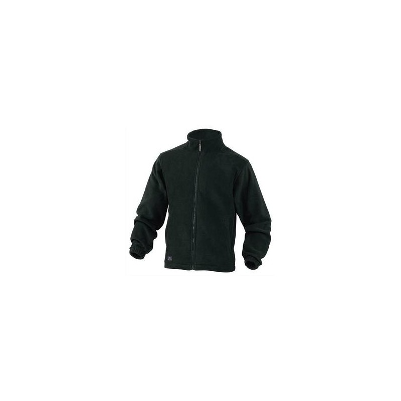 DELTA PLUS Veste polaire Vernon en laine polaire polyester fermeture zip 2 poches noire Taille S