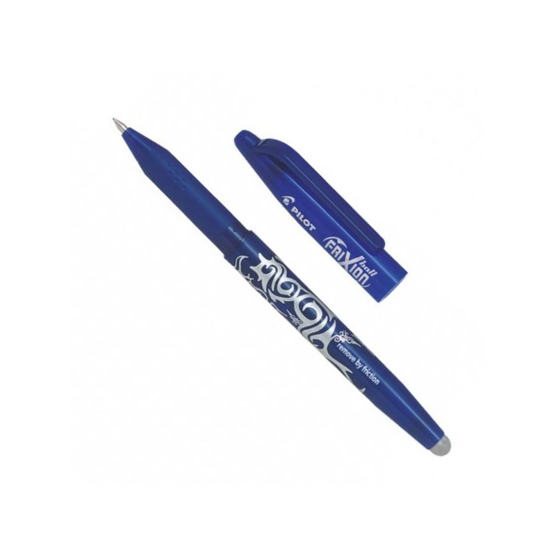 Stylo à bille effaçable bleu stylo à encre gel effaçable, 2 stylos