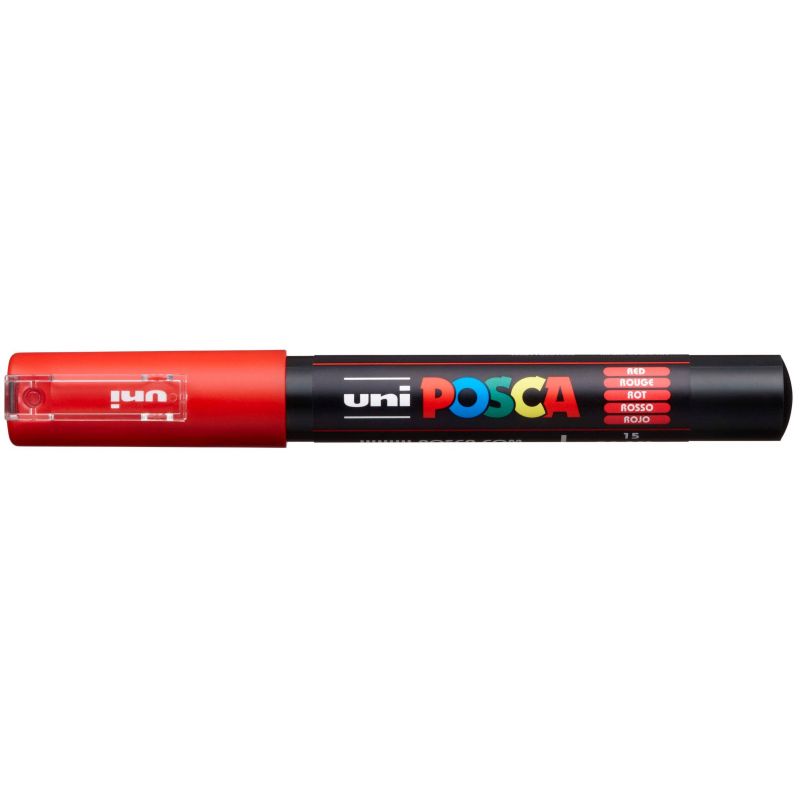 Marqueur peinture noir pointe fine Posca - Crayons et feutres de coloriage  Posca