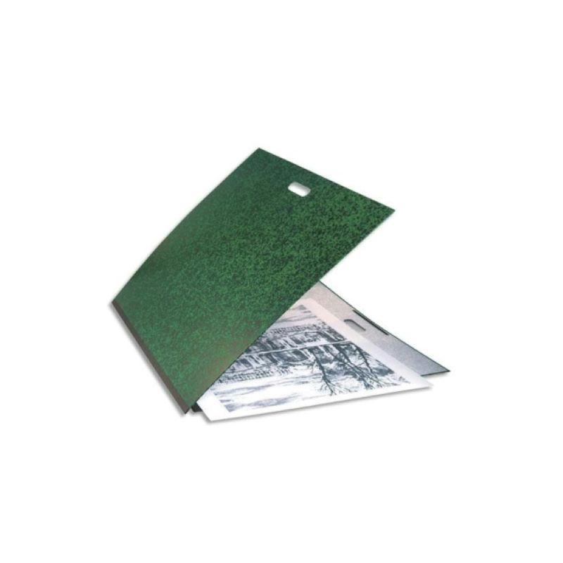 Exacompta - Carton à dessin à élastiques - 32 x 45 cm - vert